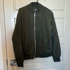 Medium Dark Green Outdoor Bomber Jacket Great Condition